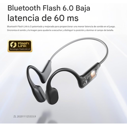 Auriculares de conducción Osea de aire abierto Bluetooth 5.3