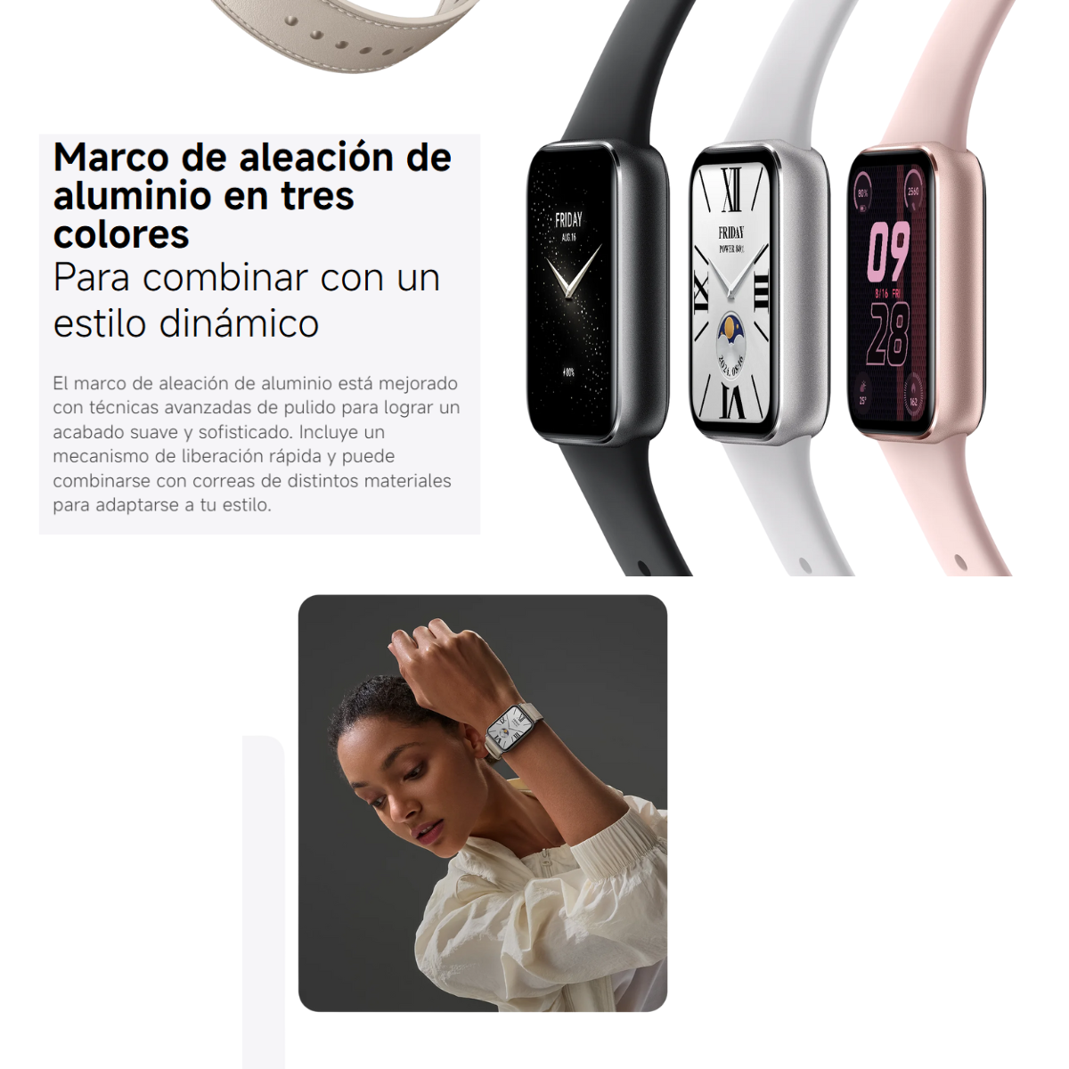 Xiaomi Smart Band 9 Pro ⌚| AMOLED 1.74” + GPS + 150 Deportes 🏃 Rosa