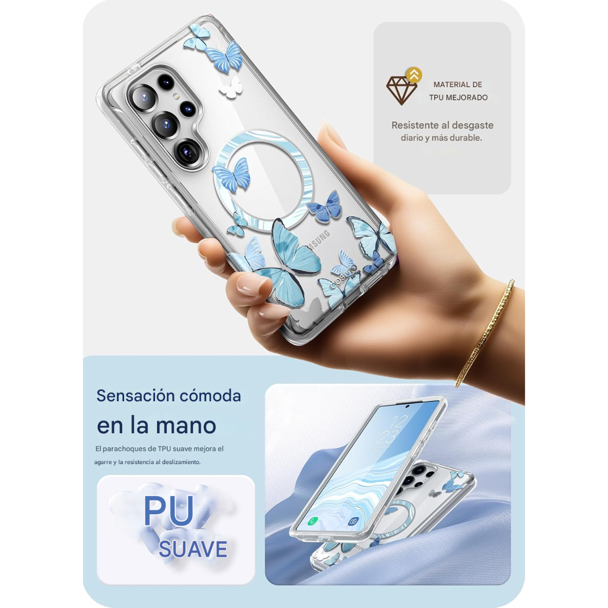 Estuche i-Blason Cosmo MagSafe Samsung Galaxy S25 Ultra | Protección