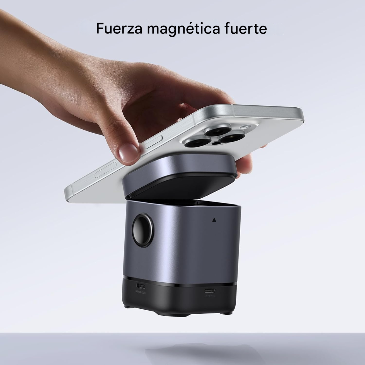 UGREEN Uno 2-in-1 Qi2 🌀| Carga Inalámbrica Magnética 15W + Soporte