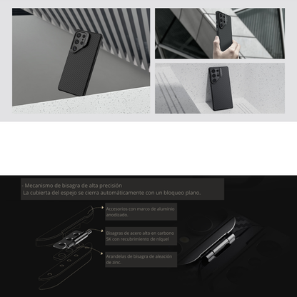 Estuche Nillkin Carbo Pro Magsafe Para Samsung S25 Ultra