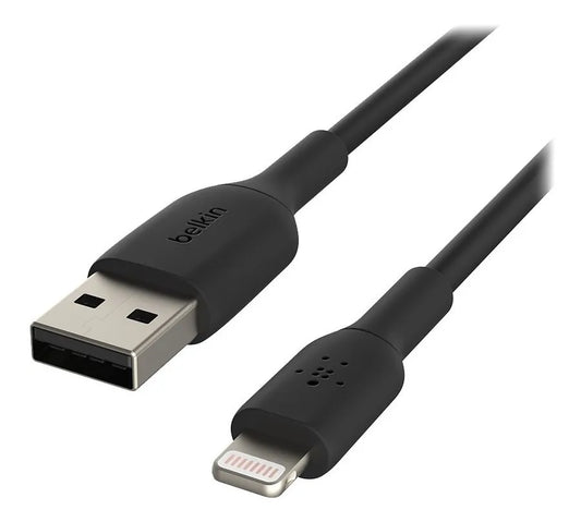 Cable Belkin BOOSTCHARGE USB-A TO Lighting MFI (NEGRO)