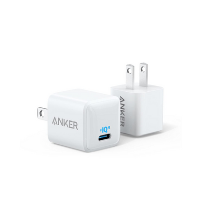 Adaptador Anker 20W PowerPort III USB-C 🔌 Compacto con Tecnología GaN