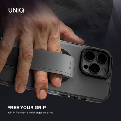 Estuche UNIQ Heldro Max iPhone 16 Pro Max 📱 Protección Premium Antigolpes Clear