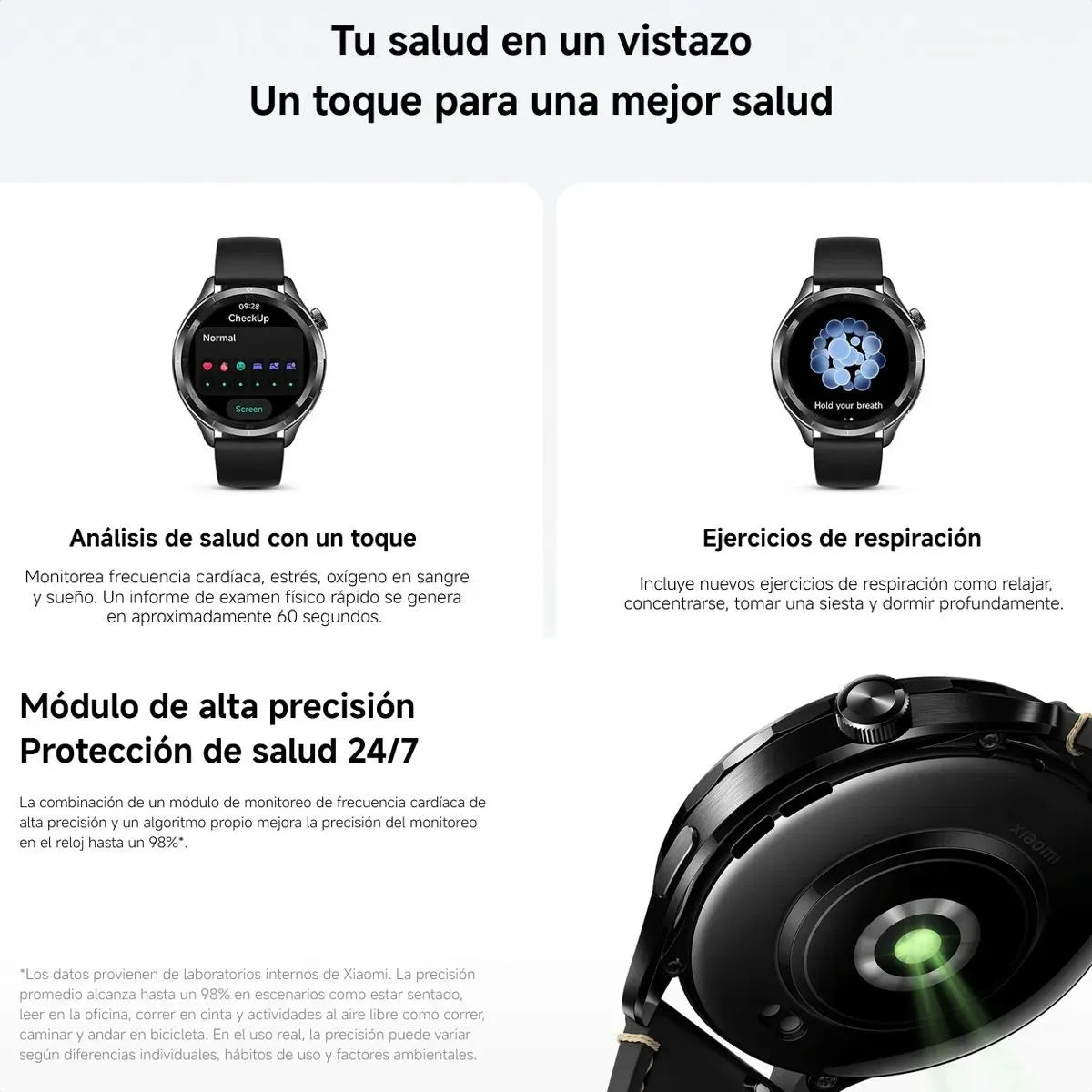 Xiaomi Watch S4 – Pantalla AMOLED 1,43″, Estilo Premium ⌚